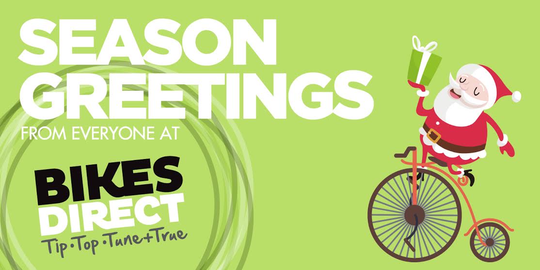 Season Greetings from everyone at Bikes Direct!