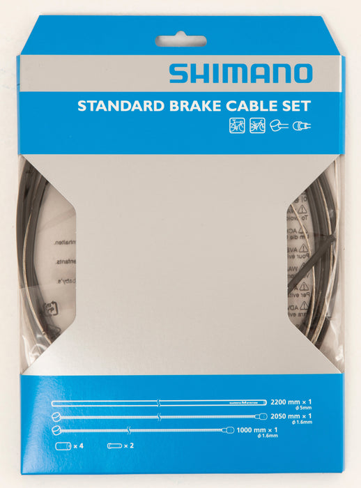 SHIMANO STANDARD BRAKE CABLE SET (INNER/OUTER)